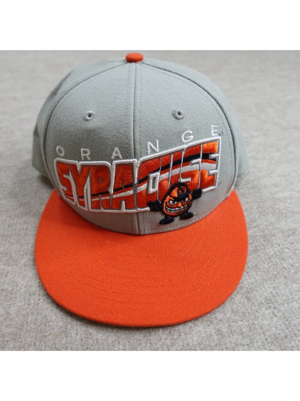 Syracuse Orange Hat Gray Forty Seven Snapback Embroidered Blockhead